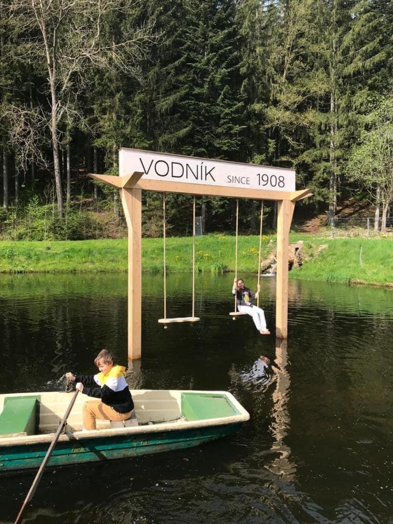 Chatky Vodnik Vimperk Exterior foto